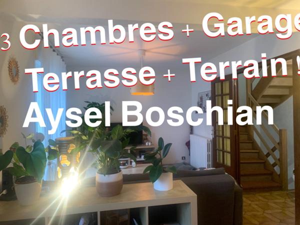 MAISON 3 CHAMBRES-GARAGE-TERRAIN-PROCHE FRONTIERES