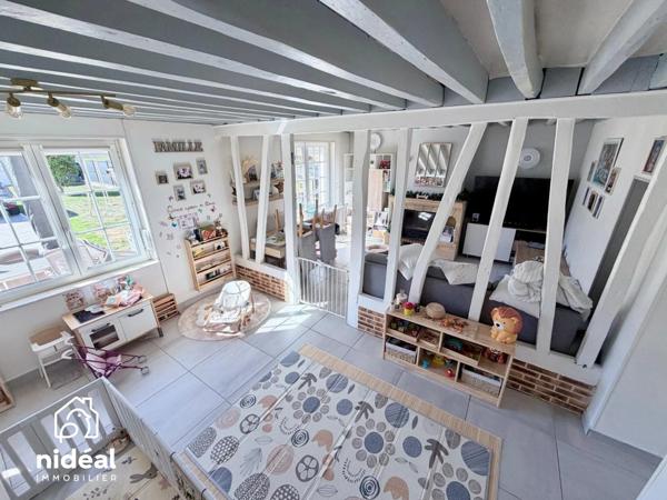 Maison mitoyenne 2 côtés à vendre, 6 pièces - Louviers 27400