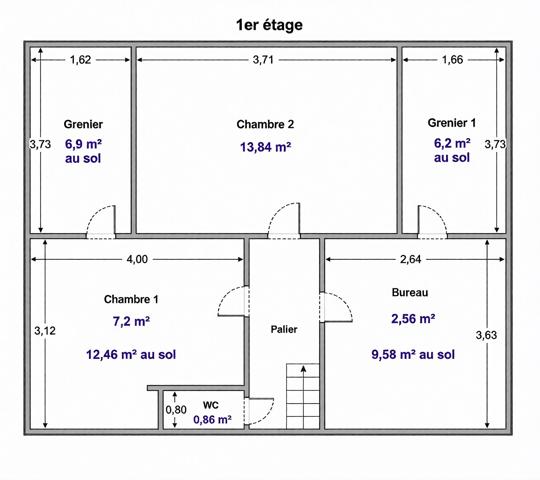 Maison
         5 pièces
        - 93 m² Exclusivité 310 000 € *