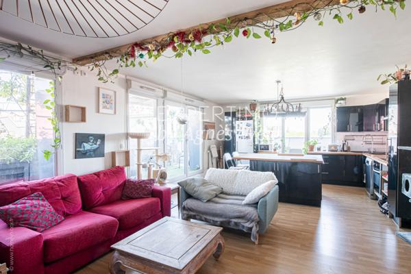 Pantin (93500) PANTIN - QUATRE CHEMINS - APPARTEMENT FAMILIAL 4 PIECES 3 CHAMBRES AVEC TERRASSE