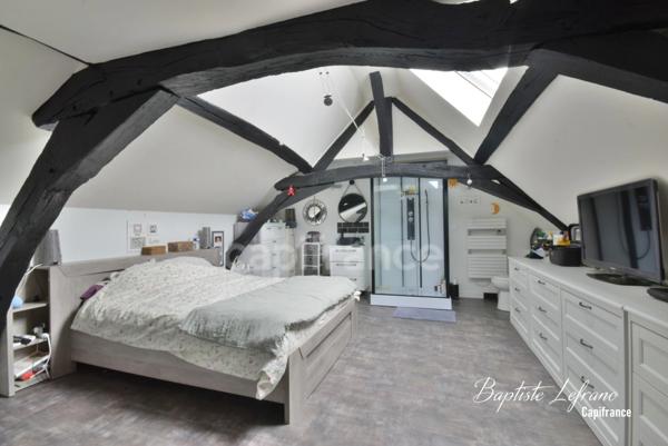 Longère d'exception 8 pièces – 203 m² habitables avec jardin et piscine proche Angers