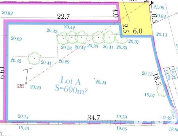 Terrain à vendre 600 m² Saint-Loubès