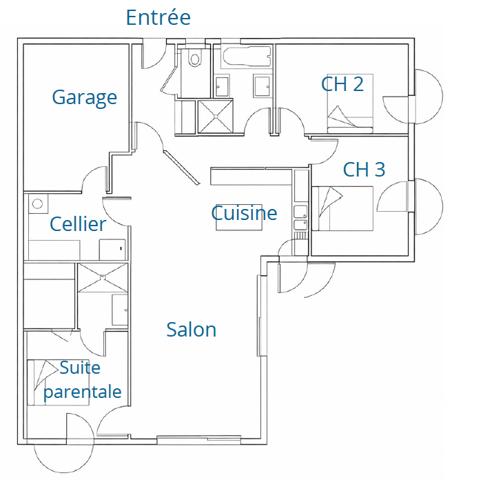 Maison à vendre 4 pièces 98,82 m² Le Gua