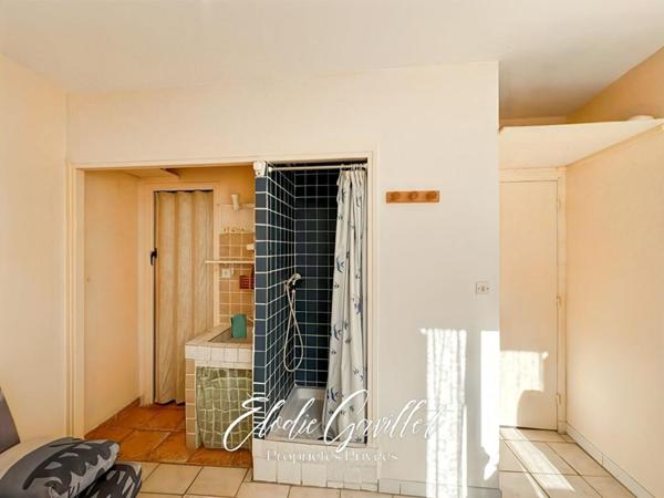 Studio Rennes Les Bains vue rivière 12 m²
