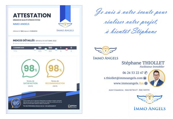 Maison de 2 habitations de 4 et 3 pièces avec grand stationnement