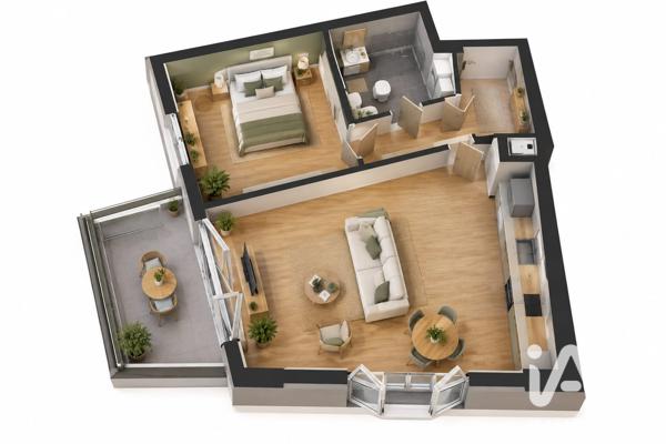 Appartement à vendre 2 pièces 43 m² Saint-Maximin-la-Sainte-Baume