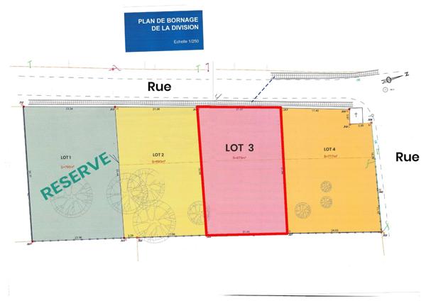 Terrain à vendre de 679,00 m² - Quartier calme - PORT SAINTE FOY ET PONCHAPT (33)