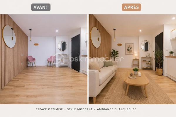 Idéalement situé en rez-de-chaussée au début de l'avenue bollée, cet appartement T2 de 50m² entièrement rénové offre un cadre de vie moderne et fonctionnel.
Conçu pour répondre aux normes PMR (Personnes à Mobilité Réduite), il conviendra aussi bien à une résidence principale qu’à un investissement locatif ou à une activité libérale.

L’appartement se compose :
d’un séjour lumineux avec une cuisine moderne équipée, d’une chambre élégante dotée d’une salle d’eau contemporaine (sauna et balnéothérapie)d’un mobilier sur mesure et d’équipements récents.

Une place de stationnement en sous-sol est disponible en option.
Aucun travaux à prévoir : le bien est prêt à être habité immédiatement.

Points forts :
Accès PMR (accès de plain-pied)
Rénovation récente et finitions de qualité
Faibles charges de copropriété
Copropriété bien entretenue et bien gérée
Produit rare, coup de coeur assuré
Emplacement recherché, proche commerces, transports et commodités

Ce bien se prête parfaitement à l’exercice d’une activité professionnelle calme ou de bien-être :
Ostéopathe, kinésithérapeute, psychologue, sophrologue, hypnothérapeute, naturopathe, coach, consultant, designer, architecte ou créateur de contenu. L’aménagement et l’accessibilité du lieu permettent d’y exercer dans des conditions optimale.

Enfin vous avez l'option en locatif avec une colocation premium de 2 chambres à 1000€ par mois de loyer soit 12000€ l'année (soit 9/10% de rentabilité brut).