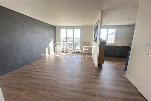 Appartement rénové, 2 chambres, balcon + parking