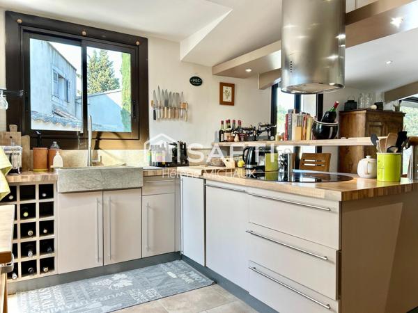 Maison de plain pied avec studio et garage de 90m2