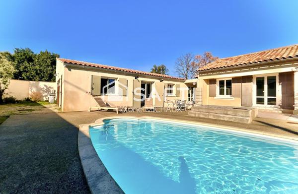 Maison de plain pied avec studio et garage de 90m2