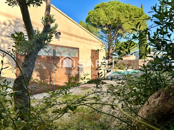 Maison de plain pied avec studio et garage de 90m2