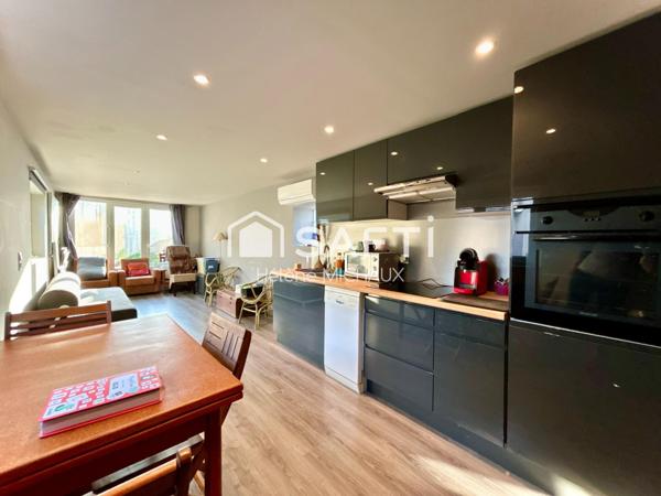 Maison de plain pied avec studio et garage de 90m2