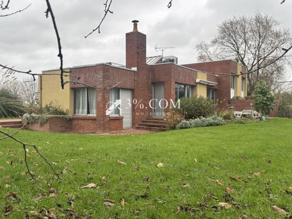 MOYENNEVILLE MAISON D'ARCHITECTE 176M2 SUR 2500M2 DE TERRAIN 3 CH + SUITE PARENTALE Moyenneville (80870)