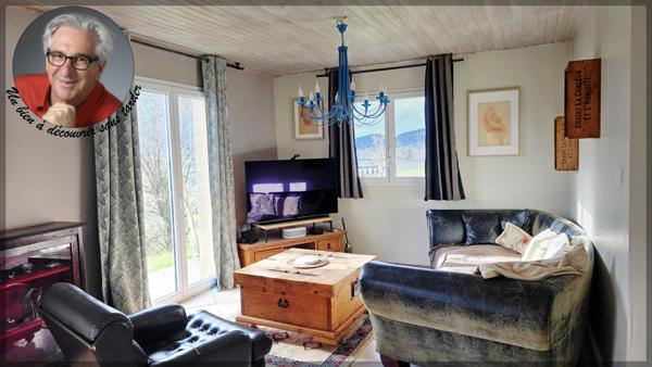 Vernoux-en-Vivarais (07240) Maison 133 m², trois chambres, terrain, garage, proche Vernoux-en-Vivarais