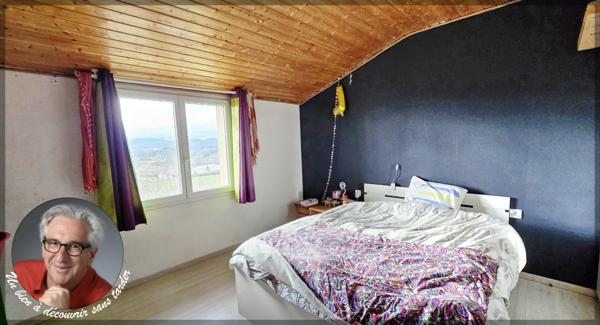 Vernoux-en-Vivarais (07240) Maison 133 m², trois chambres, terrain, garage, proche Vernoux-en-Vivarais