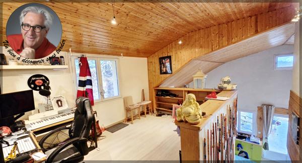 Vernoux-en-Vivarais (07240) Maison 133 m², trois chambres, terrain, garage, proche Vernoux-en-Vivarais