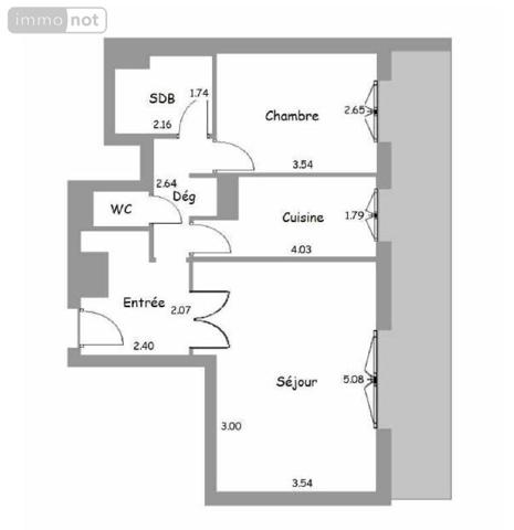 Appartement à vendre à Paris 15e arrondissement à Paris (75015), ref : 92010-1343