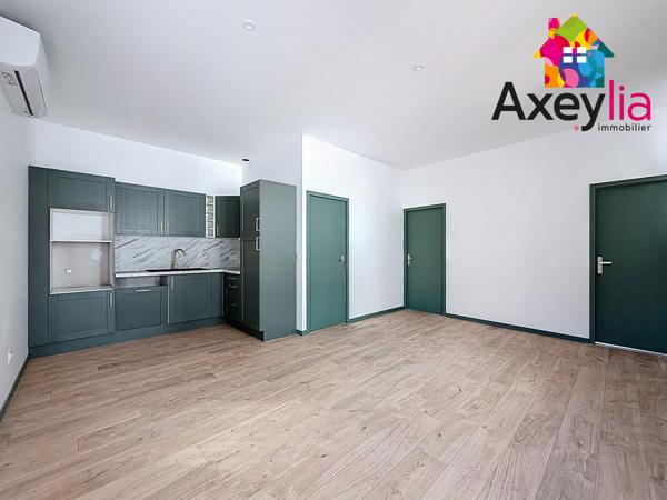 Riorges (42153) A VENDRE - RIORGES - APPARTEMENT T3 ENTIÈREMENT RÉNOVÉ AVEC CABANON EXTÉRIEUR