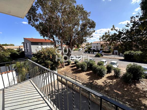 A vendre à Perpignan (66000) quartier Saint-Gaudérique - Appartement F3, 65 m² avec balcon cellier et garage
