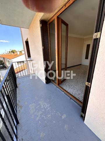 A vendre à Perpignan (66000) quartier Saint-Gaudérique - Appartement F3, 65 m² avec balcon cellier et garage