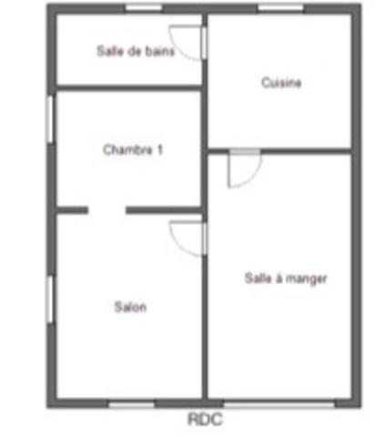 Secteur résidentiel de Dammarie-les-Lys proche forêt, maison des années 50.