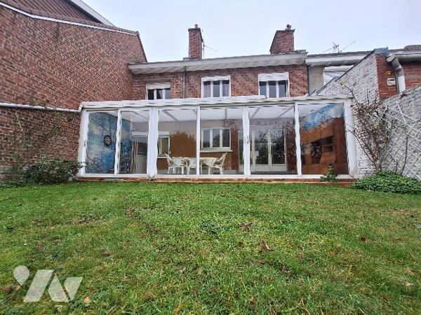 Maison 4 chambres, bureau, jardin, garage