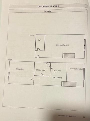 Appartement 3 pièces - 36 m² Exclusivité efficity