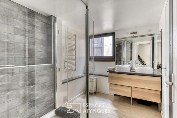 Maison style loft industriel avec terrasse et appartement privé – 10 mins Carcassonne