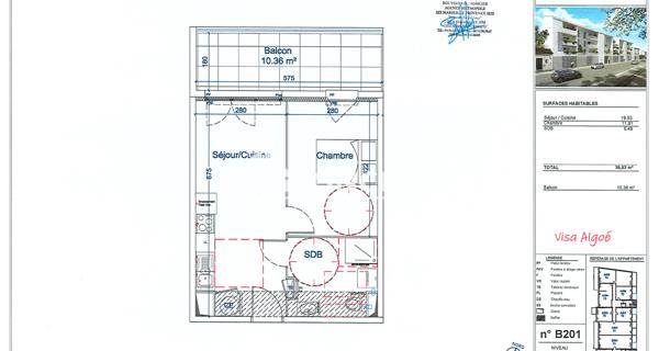 Location Appartement 2 pièces 36.83 m² - Avignon 84000