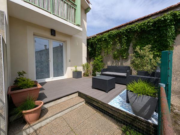 Maison à vendre, Capbreton centre ville, 50 m², 2 chambres, double terrasses, parking