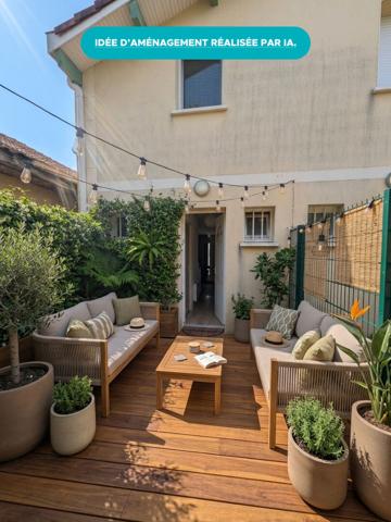 Maison à vendre, Capbreton centre ville, 50 m², 2 chambres, double terrasses, parking