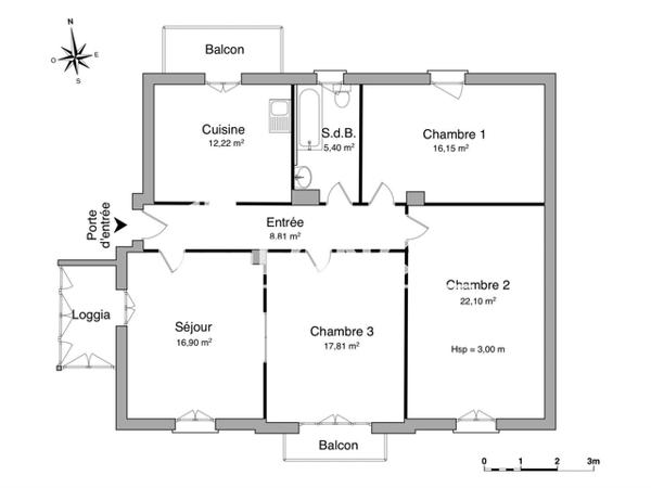 Location Appartement 4 pièces 99.39 m² - 6 RUE DU TOURNANT Strasbourg 67200