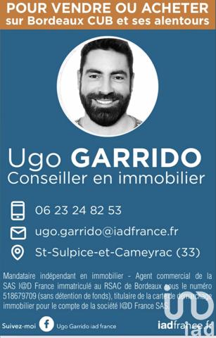 Maison à vendre 3 pièces 85 m² Saint-Caprais-de-Bordeaux