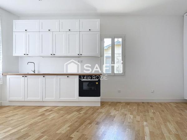 Maison en pierre rénovée 2 ch + bureau + garage