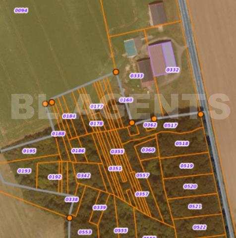 GERMIGNY L'EVEQUE : A VENDRE 5 parcelles BOISEES,   NON CONSTRUCTIBLES