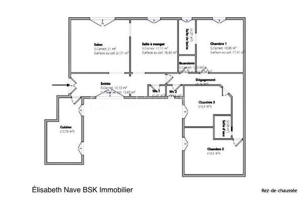 Appartement de 126,12 m²