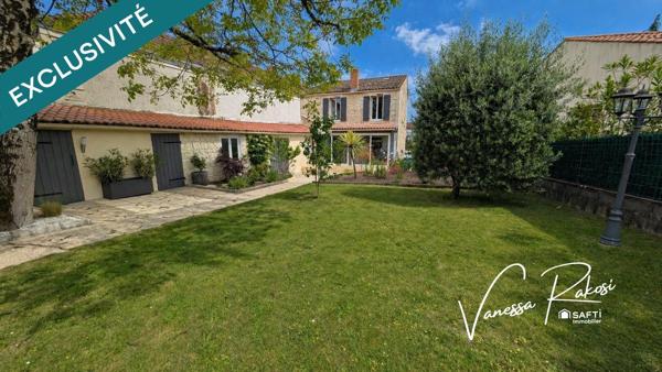 MAISON DE 115M2 3 CHAMBRES GARAGE ATELIER JARDIN