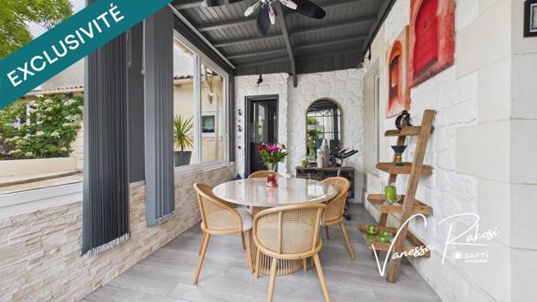 MAISON DE 115M2 3 CHAMBRES GARAGE ATELIER JARDIN