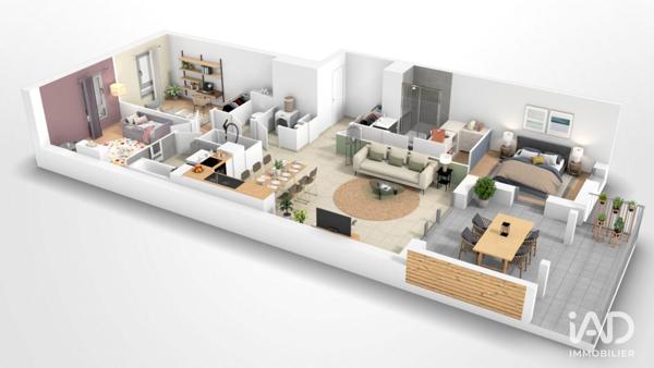 Appartement à vendre 4 pièces 90 m² Échirolles