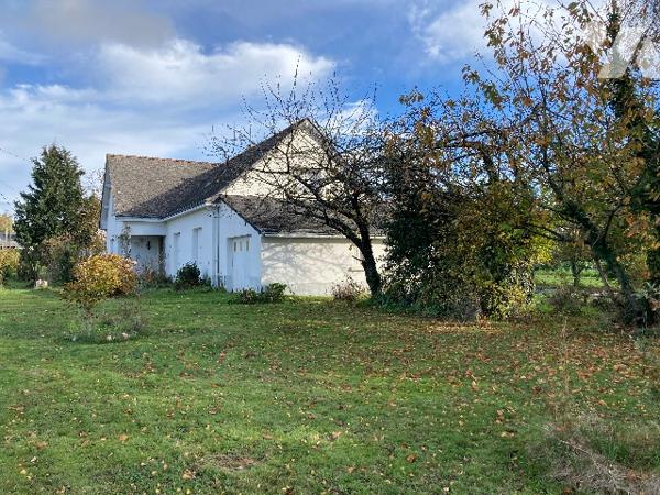 Maison bourg de Guemene-Penfao proche commerces. Vie de plain-pied : séjour, cuisine, 6 chbs, sdb.