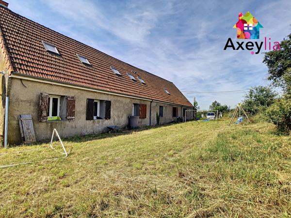 Saint-Agnan (71160) A VENDRE - LES GUERREAUX - LONGÈRE AVEC TERRAIN 9419 m²