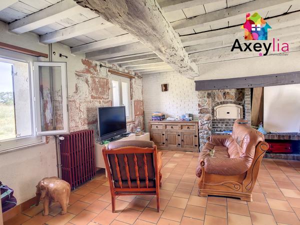 Saint-Agnan (71160) A VENDRE - LES GUERREAUX - LONGÈRE AVEC TERRAIN 9419 m²