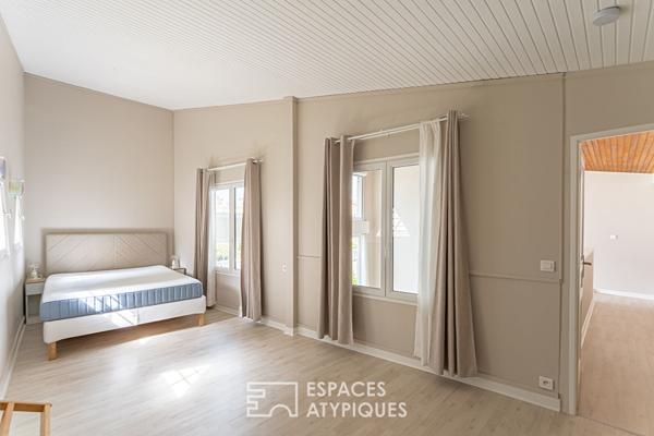 Atelier d’artiste en duplex, esprit maison