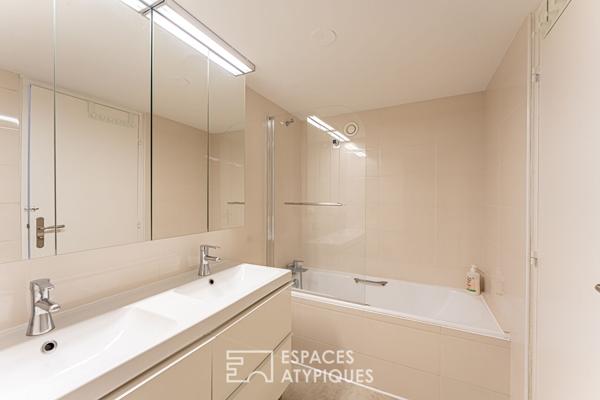 Atelier d’artiste en duplex, esprit maison