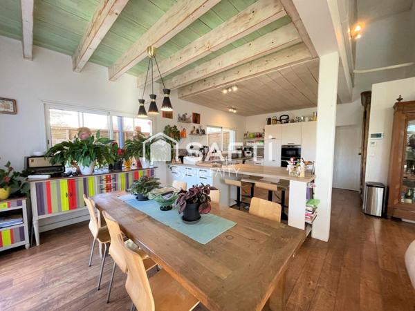 Centre ville, magnifique villa d'architecte T6, garage 50 m², grand terrain, piscine