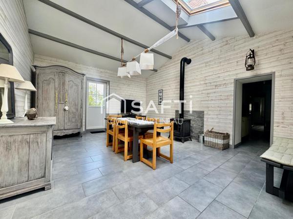 Longère avec piscine à 15min de l'océan