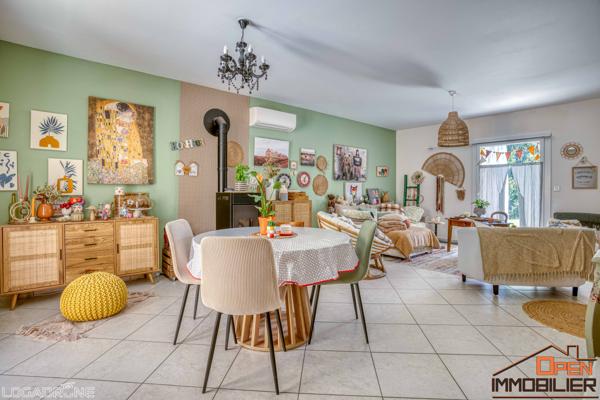 Plain-pied T4 avec jardin