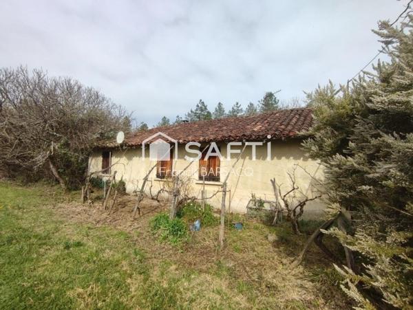 MAISON LANDAISE  A RESTAURER AVEC JARDIN