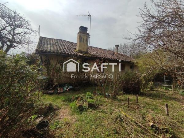 MAISON LANDAISE  A RESTAURER AVEC JARDIN